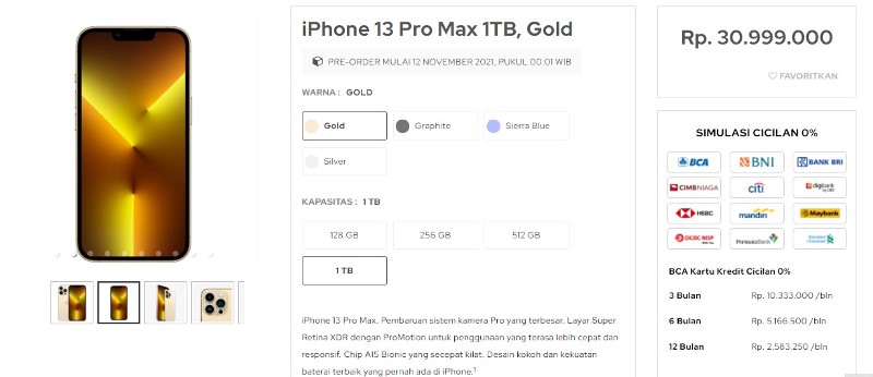 iPhone 13 Pro Max 1 TB