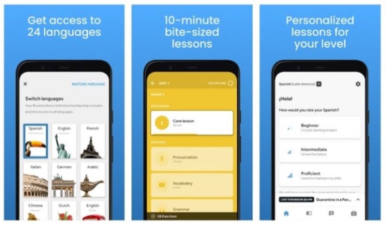Aplikasi Belajar Bahasa Asing