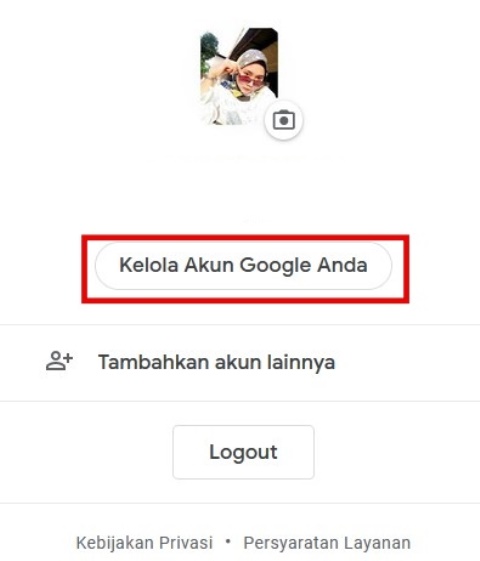 Buka akun Google