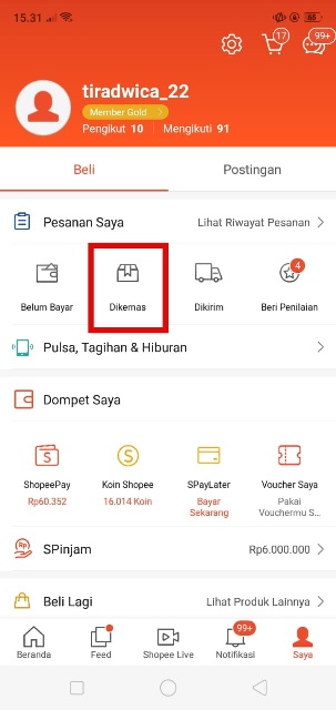 Cara Membatalkan Pesanan di Shopee yang sudah Dikirim