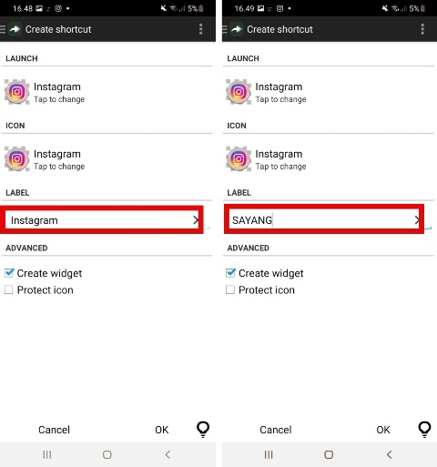 Cara Mengganti Nama Aplikasi