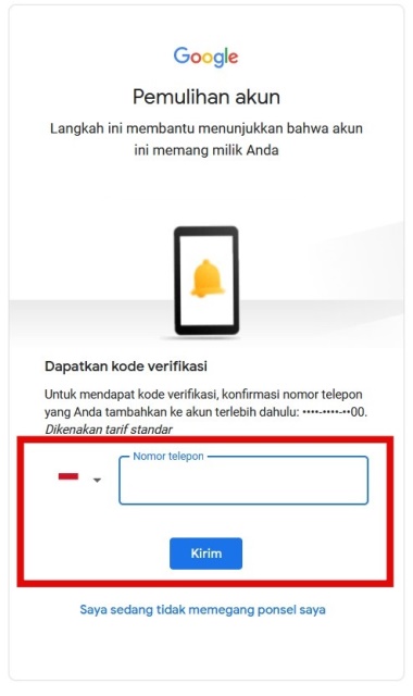 Cara Memulihkan Akun Google