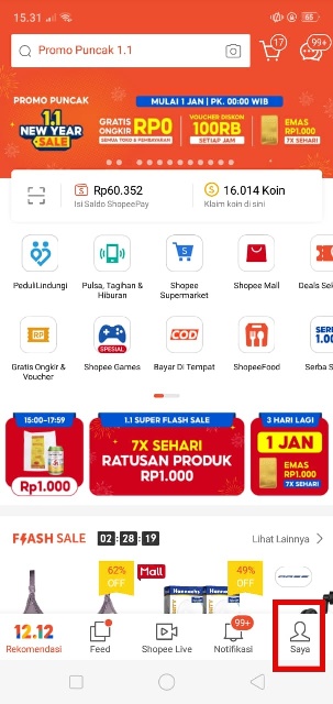 Cara batalkan pesanan