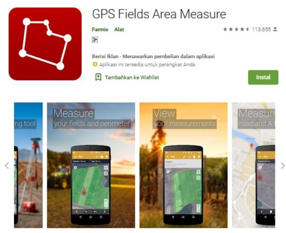 GPS Field Area Measure - Apk Pengukur Luas Tanah