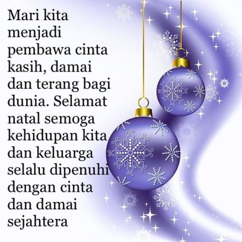 Kata kata Ucapan Natal