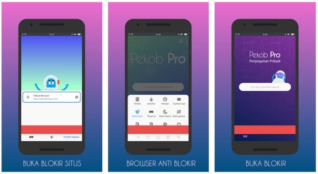 Pekob Pro - Apk Browser Anti Blokir 