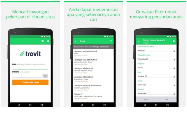 Trovit Job - Apk Cari Kerja