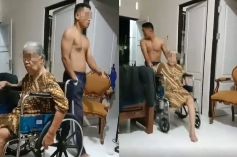 Video Oknum TNI AU Usir Mertua Berkursi Roda Viral Kini Nangis dan Bersimpuh Minta Maaf