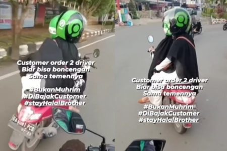 Viral Aksi Wanita Order 2 Driver Ojol Ternyata Biar Bisa Boncengan dengan Teman