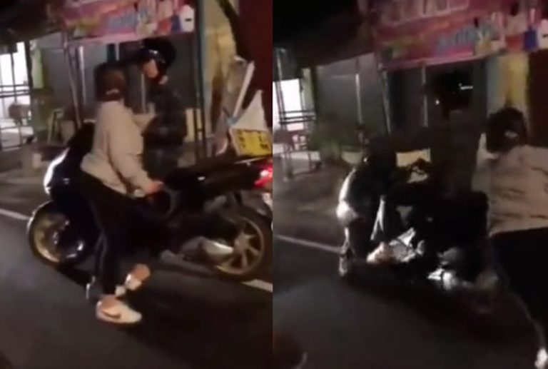 Viral Video 2 Sejoli Berantem Hebat di Pinggir Jalan si Wanita Beri Klarifikasi
