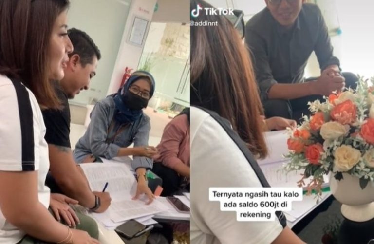 Viral Wanita Lupa Punya Saldo Rp 600 Juta di Rekening Auto Kaget Saat Didatangi Pihak Bank