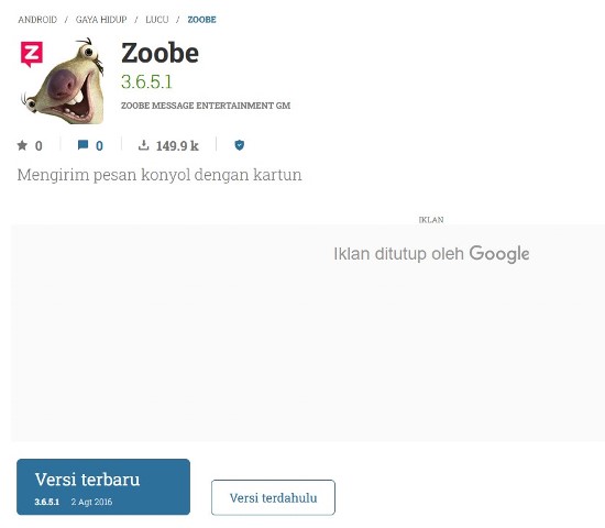 Zoobe - Apk Pembuat Animasi 3D