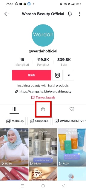 Berbelanja di TikTok