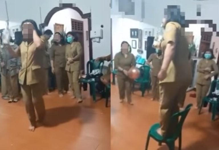 Beredar Video Wanita Berseragam ASN Asyik Joget Sambil Pegang Botol Miras