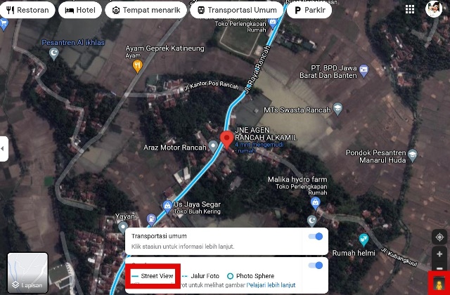 Cara Melihat Rumah di Google Maps