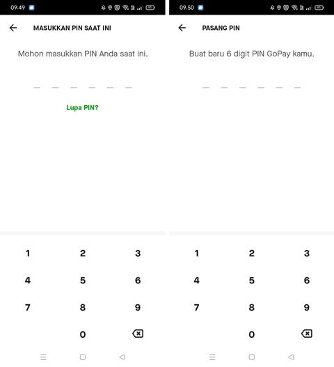 Cara Mengganti PIN Gopay