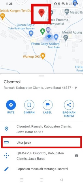 Cara Ukur Jarak di Google Maps