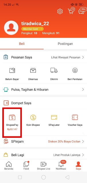 Cara Transfer ShopeePay ke Rekening Bank