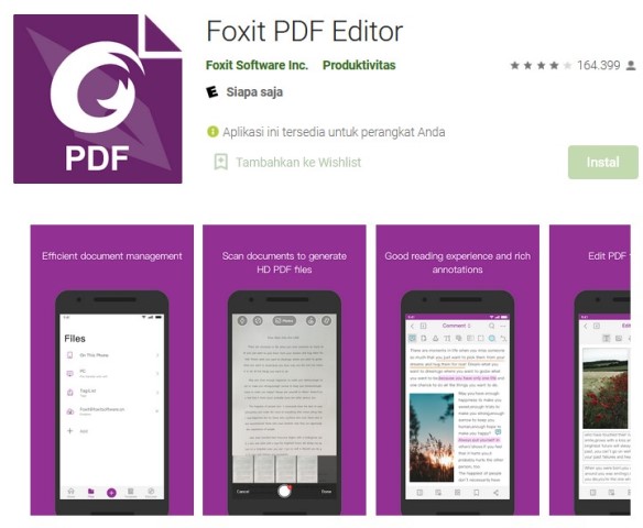 Foxit PDF Reader Mobile - Apk PDF Gratis