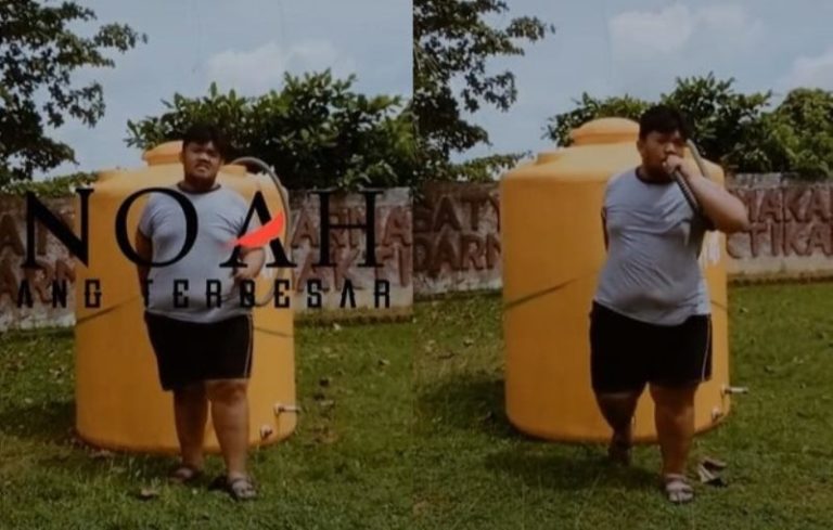 Gak Ada Lawan Bukan Galon atau Plastik Pemuda ini Bikin Parodi Video Klip Yang Terdalam Pakai Toren