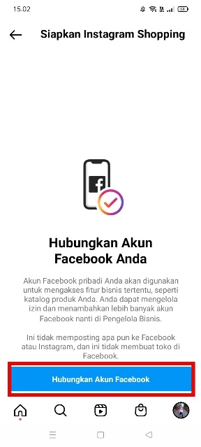 Hubungkan Akun Facebook