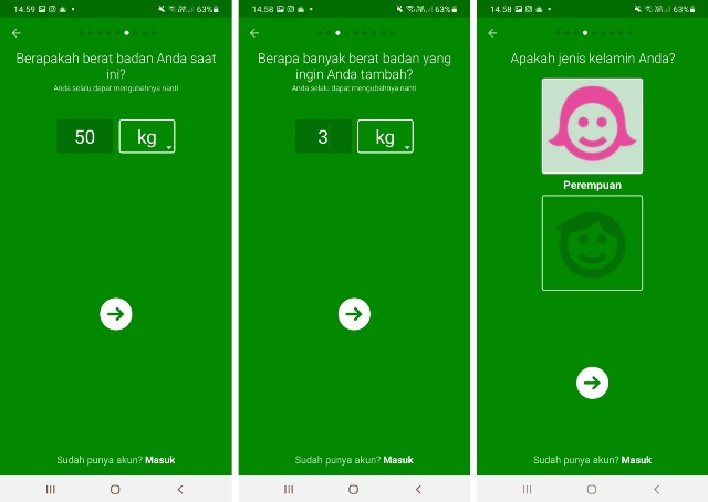 Informasi Berat Badan