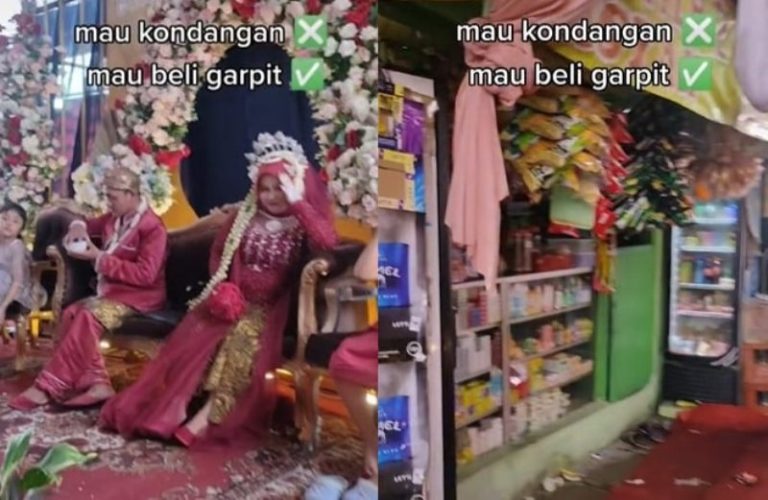 Lokasinya Berhadapan dengan Pelaminan Warung ini Tetap Buka Meski Tetangga Gelar Hajatan