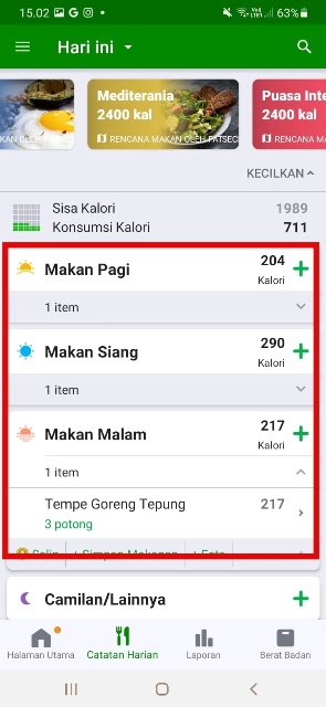 Cara Menggunakan Aplikasi Fatsecret