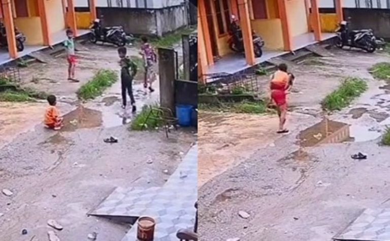 Mengharukan Bocah ini Bersedia Gendong Teman yang Disabilitas Saat Hendak Bermain