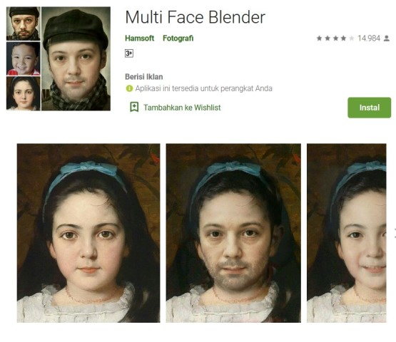 Multi Face Blender - Apk Ganti Wajah