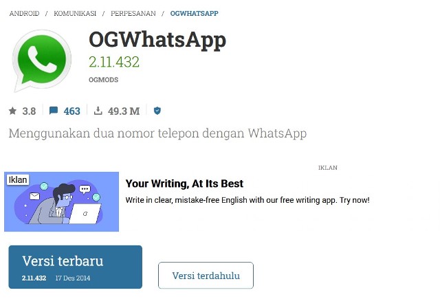 OG Whatsapp - Apk Tema WhatsApp