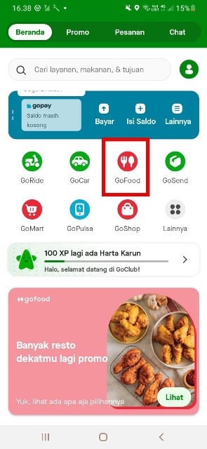 Pesan Makan Secara Online