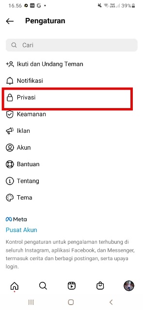 Pilih Privasi