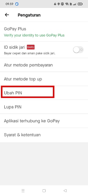 Ubah PIN