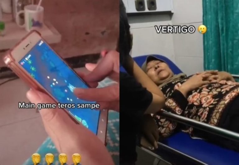 Viral Emak emak Sampai Kena Vertigo Gegara Terlalu Sering Main Game di HP