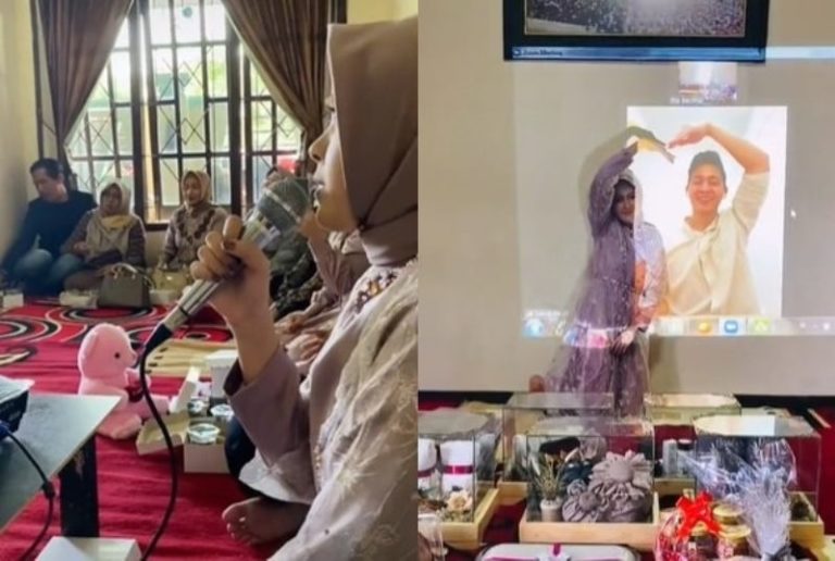 Viral Pasangan Gelar Acara Lamaran Pernikahan Secara Virtual si Prianya Hadir via Zoom