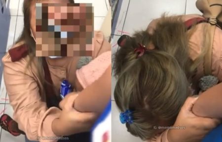 Viral Wanita Gendong Balita Ketahuan Mencuri di Minimarket Nangis Sambil Bersimpuh Agar Tak Dipolisikan