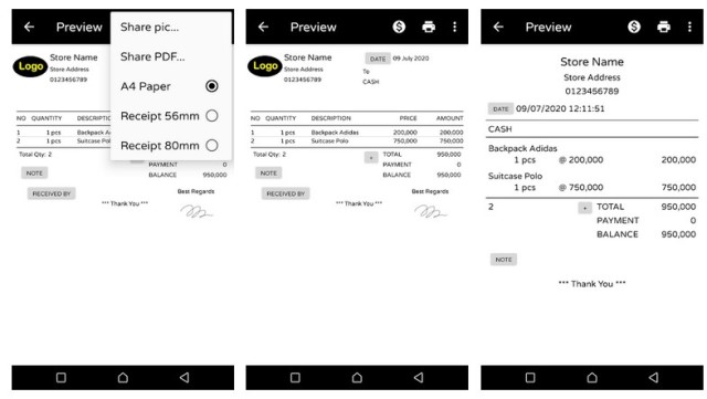 e-Nota - Apk Cetak Struk