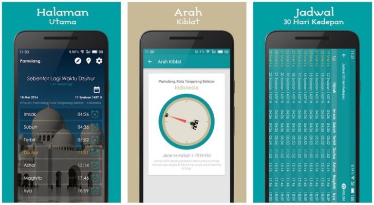 Aplikasi Jadwal Sholat dengan Suara Adzan