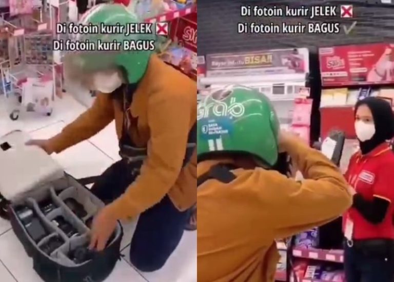 Bak Fotografer Kurir ini Memotret Penerima Paket Pakai Kamera DSLR Hasilnya Kece Badai