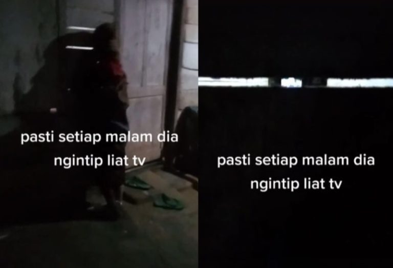 Bikin Terenyuh Bocah ini Sampai Ngintip Rumah Tetangga Demi Bisa Nonton Tv