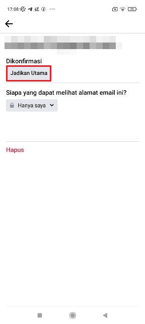 Cara Mengganti Email Utama FB