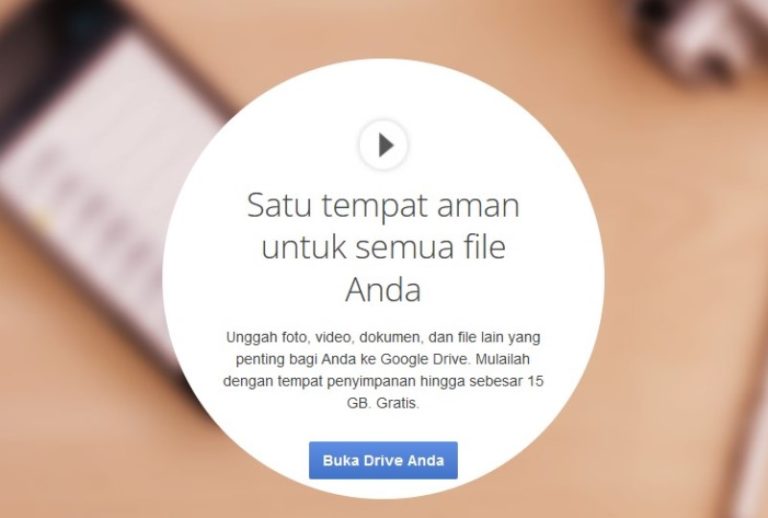 Cara mengunggah file ke Google Drive
