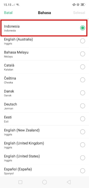 Cari bahasa yang kamu inginkan