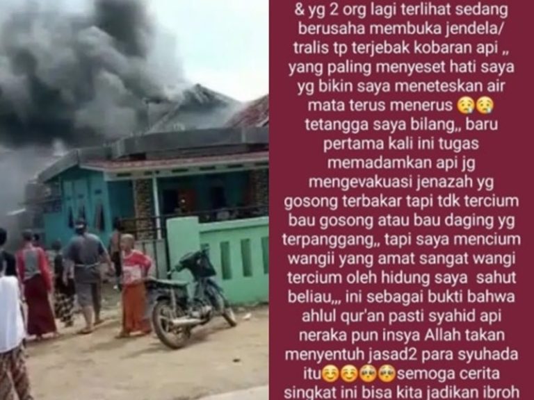 Cerita Damkar Cium Aroma Wangi Saat Evakuasi Jenazah Santri Korban Kebakaran di Karawang