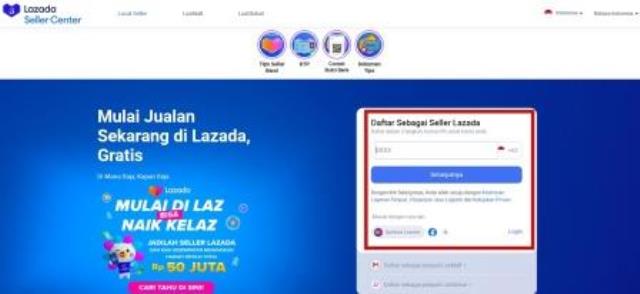 Daftar Seller Lazada