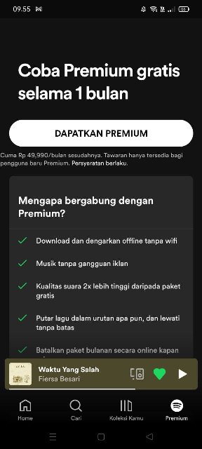 Dapatkan Premium