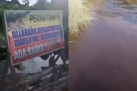 Detik detik Petani Diseret Buaya Saat Bersihkan Diri di Kanal SempatTerekam Kamera
