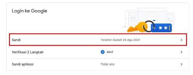 Ganti Sandi