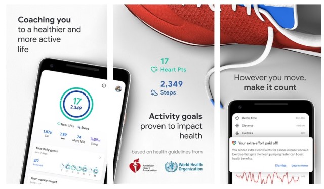 Google Fit - Apk Penghitung Langkah